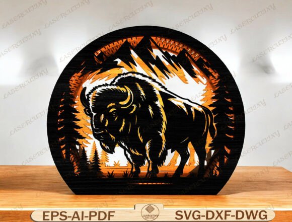 Buffalo Shadow Box Light Laser Cut Review: A Bold Statement for Rustic Projects