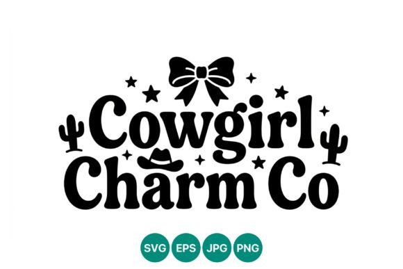 Cowgirl Charm Co Bow Vector: A Versatile Embroidery Design for Real Projects