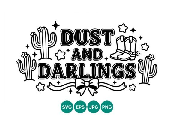 Dust and Darlings Black and White Vector: A Designer’s Take