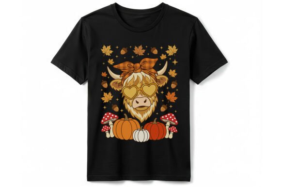 Fall Highland Cow Pumpkin T-Shirt Review for Real Projects