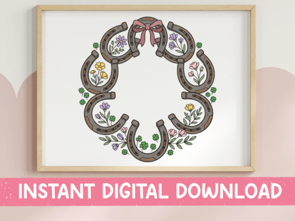 Floral Horseshoe Wreath with Bow Review for Real Embroidery Projects