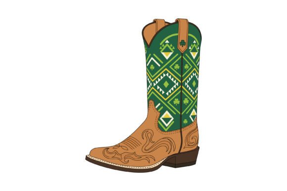 Irish Shamrock Cowgirl Boot Design Review for Real Projects