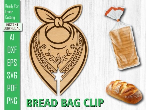 Laser Cut Western Bandana Bread Bag Clip Review