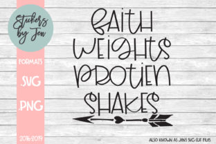 Review of Faith Weights Protein Shakes Embroidery Design